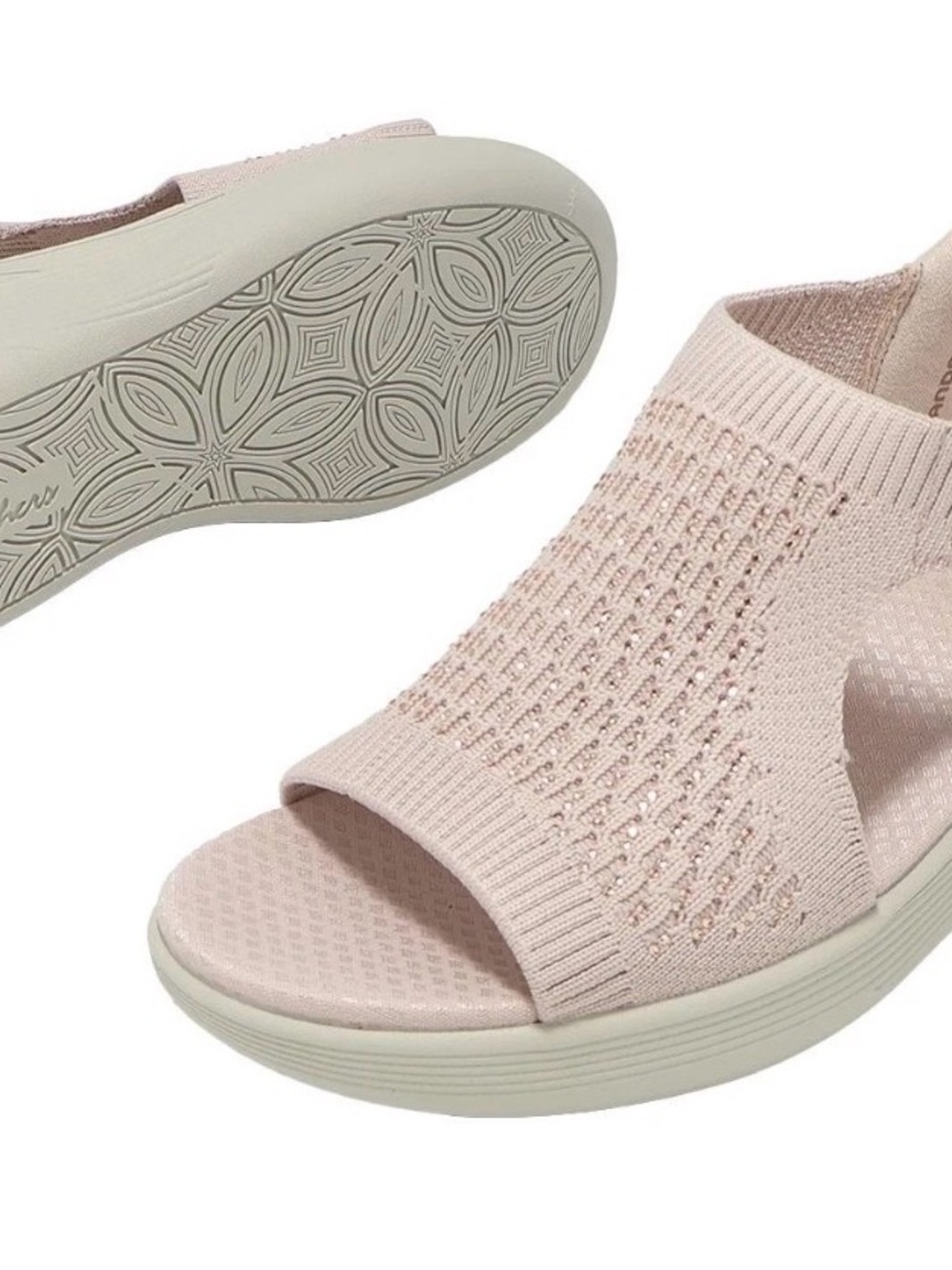 Skechers hands free slip-ins Pier Lite Park path sandals- Blush - Picture 7 of 9